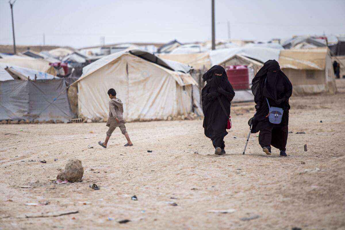 Syria housing tens of thousands of women and children linked to the Islamic State