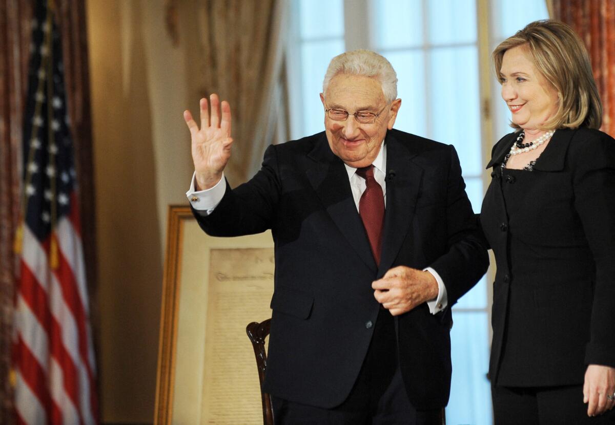 At 100, Kissinger basks in US praise with no accountability