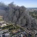 Poland Shopping Center Fire